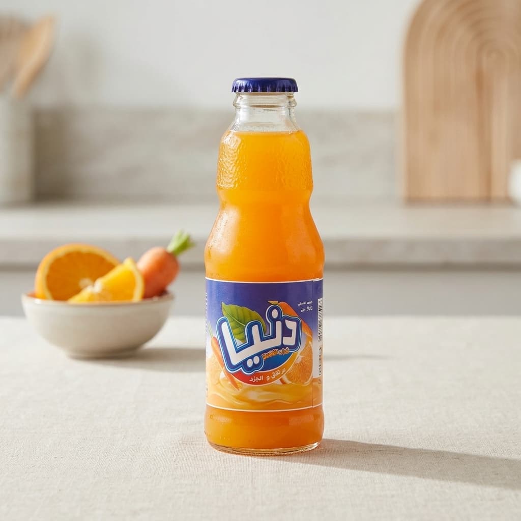 مشروب دنيا بنكهة البرتقال والجزر - 1